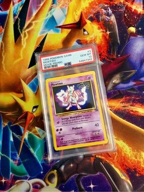 1999 POKEMON GAME MOVIE #3 MEWTWO MOVIE PROMO PSA 10